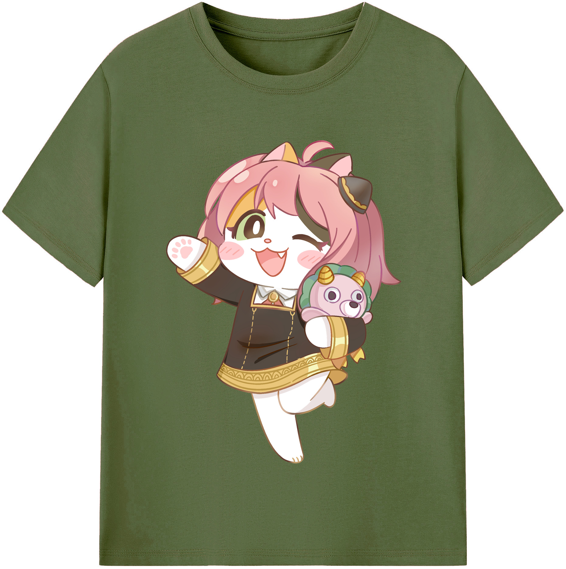 （画像用） SPY×FAMILY间谍家家酒 綿100％半袖Tシャツ（フロントプリント）